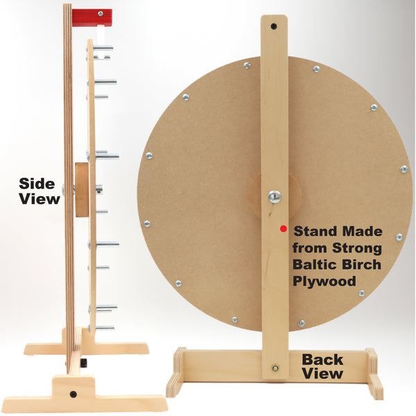 Prize Wheel 16-inch Table Top - Wood